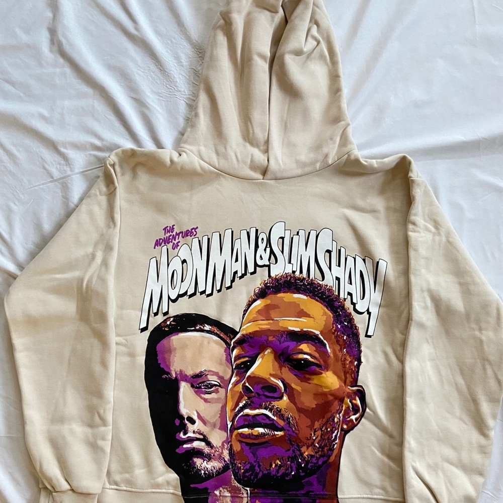Kid Cudi Moon Man & Eminem Slim Shady Hoodie